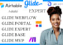 glide webflow, glide expert, glide portal, glide base, glide mvp